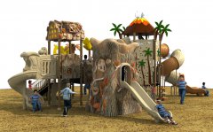 遠(yuǎn)古(gu)部(bu)落兒童滑梯、滑梯