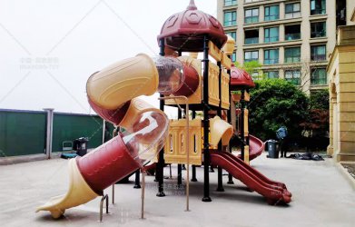 哈貝幼兒園别墅係(xi)列滑梯